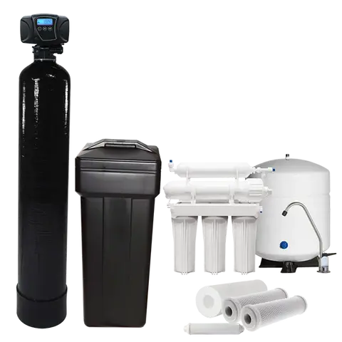 Water Softener + Reverse Osmosis + Alkaline Water System